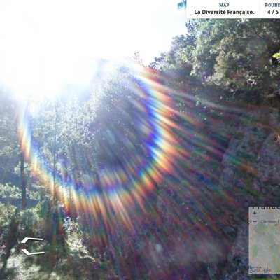 Google Street view in Corsica